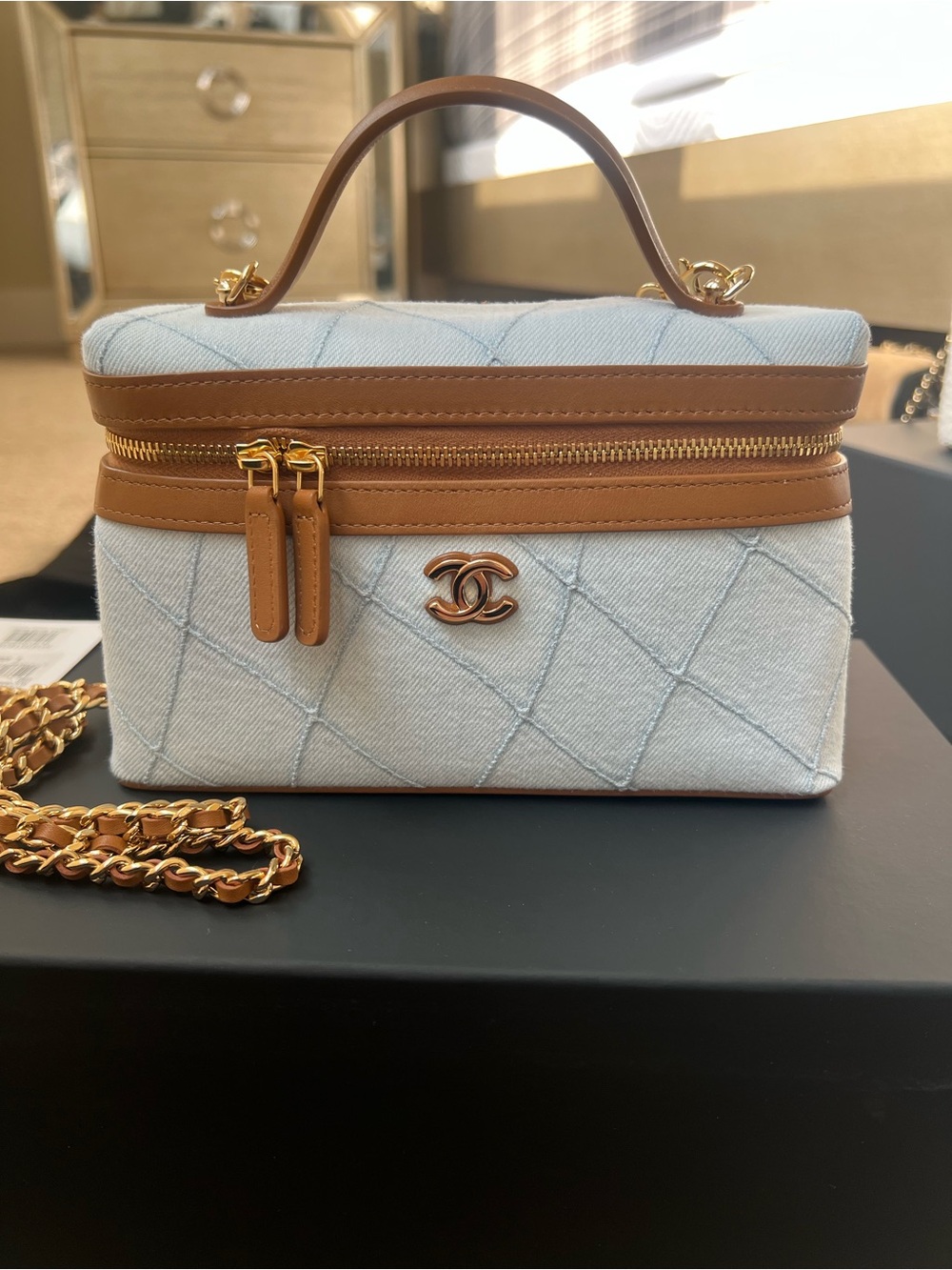 Chanel denim slim vanity 26M coco beach - Picture 2 of 4
